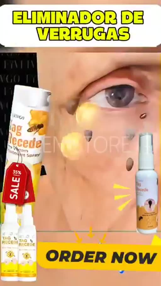 Cuadro 1 del anuncio de Spray para eliminar verrugas