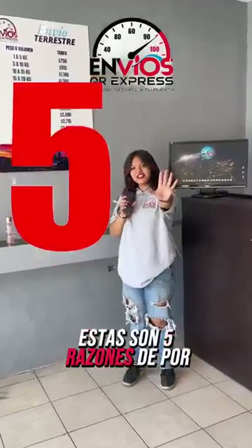 Cuadro 1 del anuncio de Paquetería y gestión aduanal