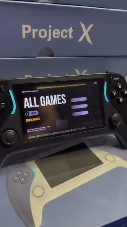 Cuadro 1 del anuncio de Consola retro portátil con emuladores