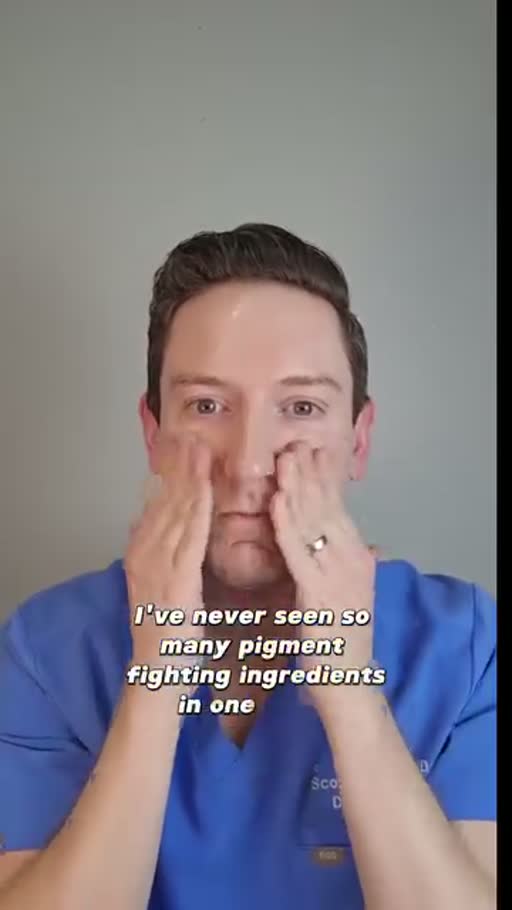 Cuadro 3 del anuncio de serum para manchas oscuras en la piel