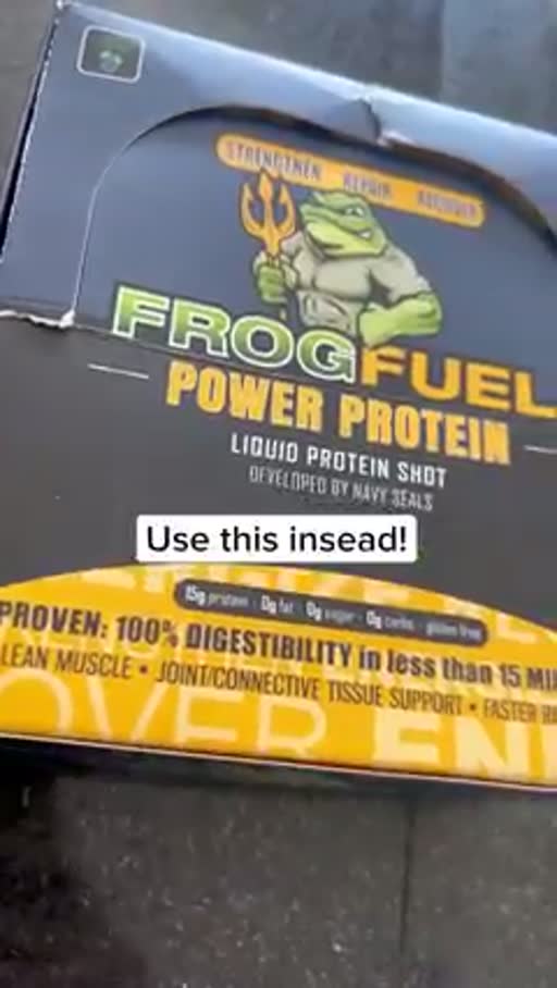 Cuadro 1 del anuncio de Shot de proteína de colágeno