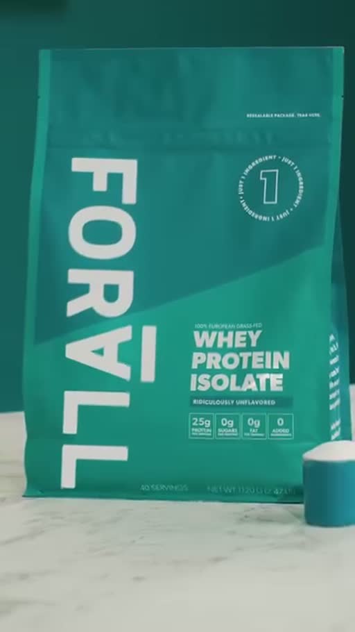 Cuadro 1 del anuncio de proteina whey isolate sin sabor
