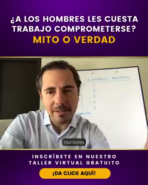 Cuadro 1 del anuncio de Taller online sobre relaciones